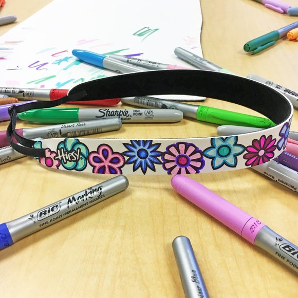 Hipsy Kids 3-Pack Coloring Bands Headbands Craft Project for Girls Boys & Adults - Picture 4 of 8
